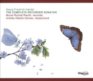 cd cover vanitas records handel recorder sonatas